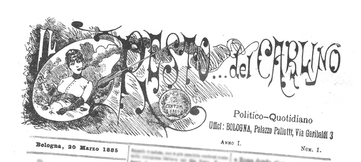 giornale testata primo numero Il resto del carlino