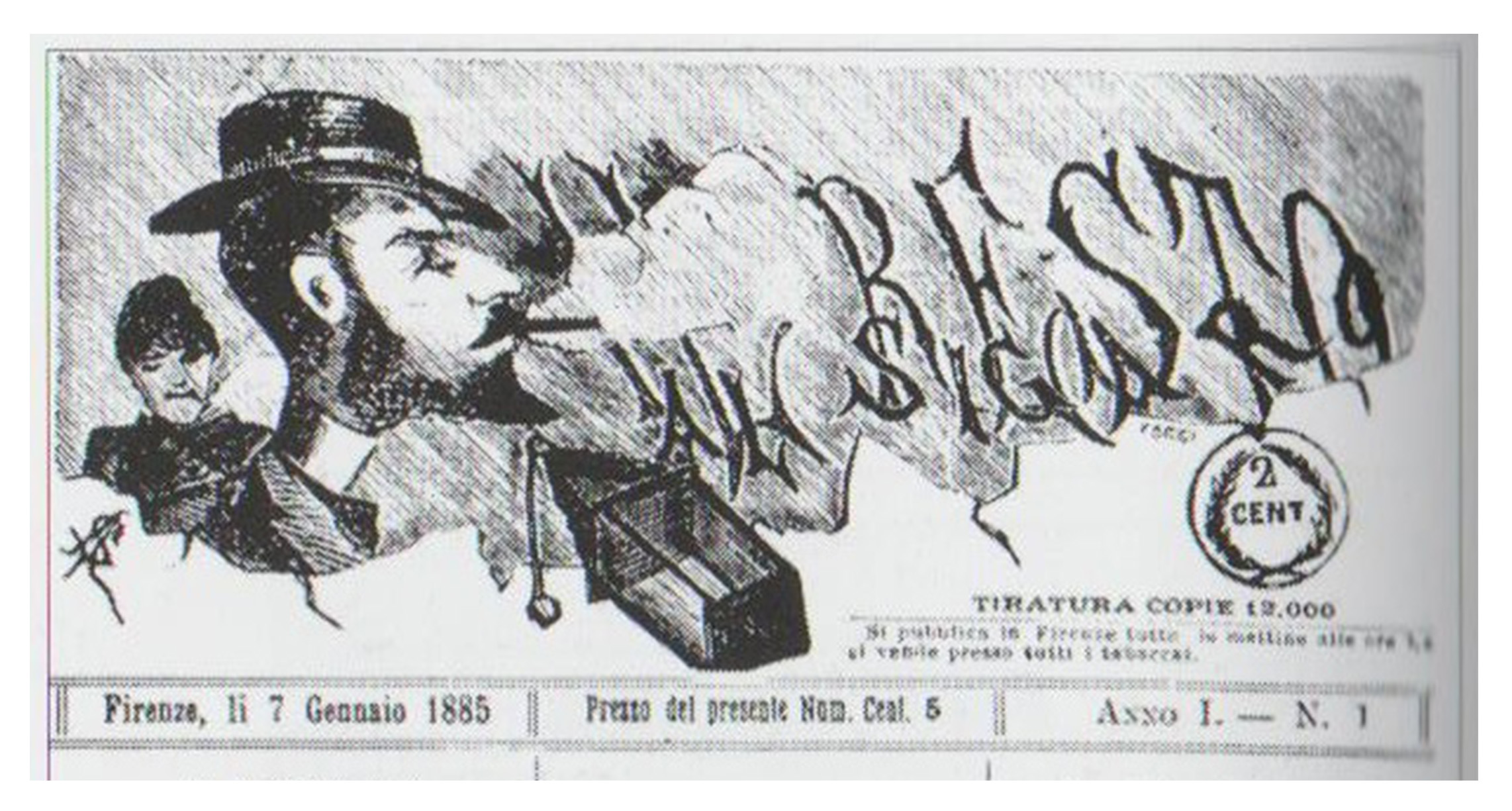 giornale testata primo numero Il resto al Sigaro