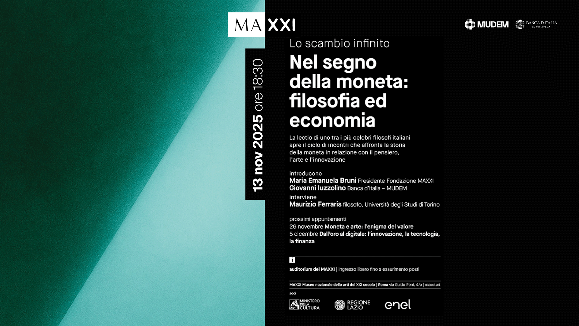 Lo scambio infinito. Nel segno della moneta: filosofia ed economia