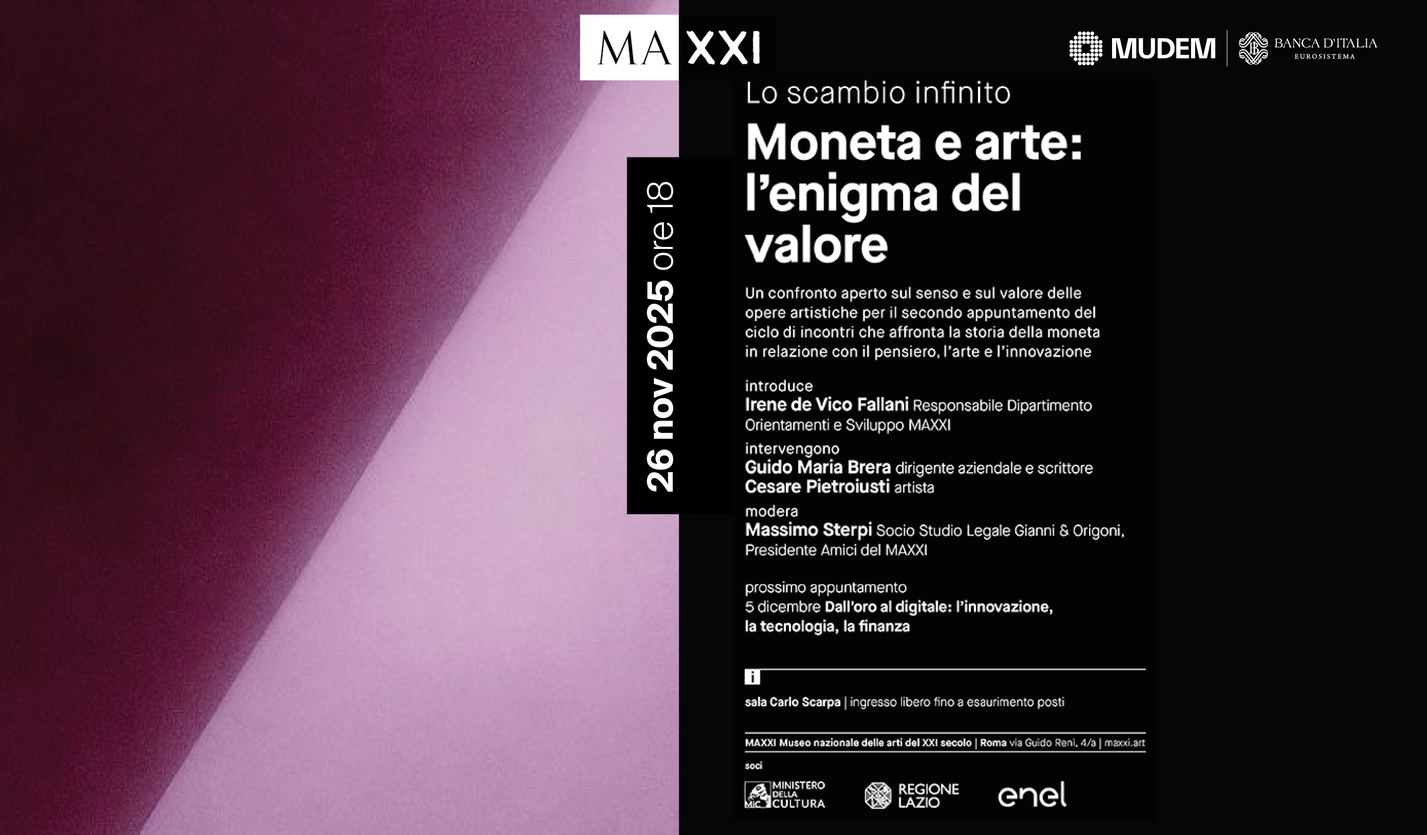 Lo scambio infinito. Moneta e arte: l'enigma del valore
