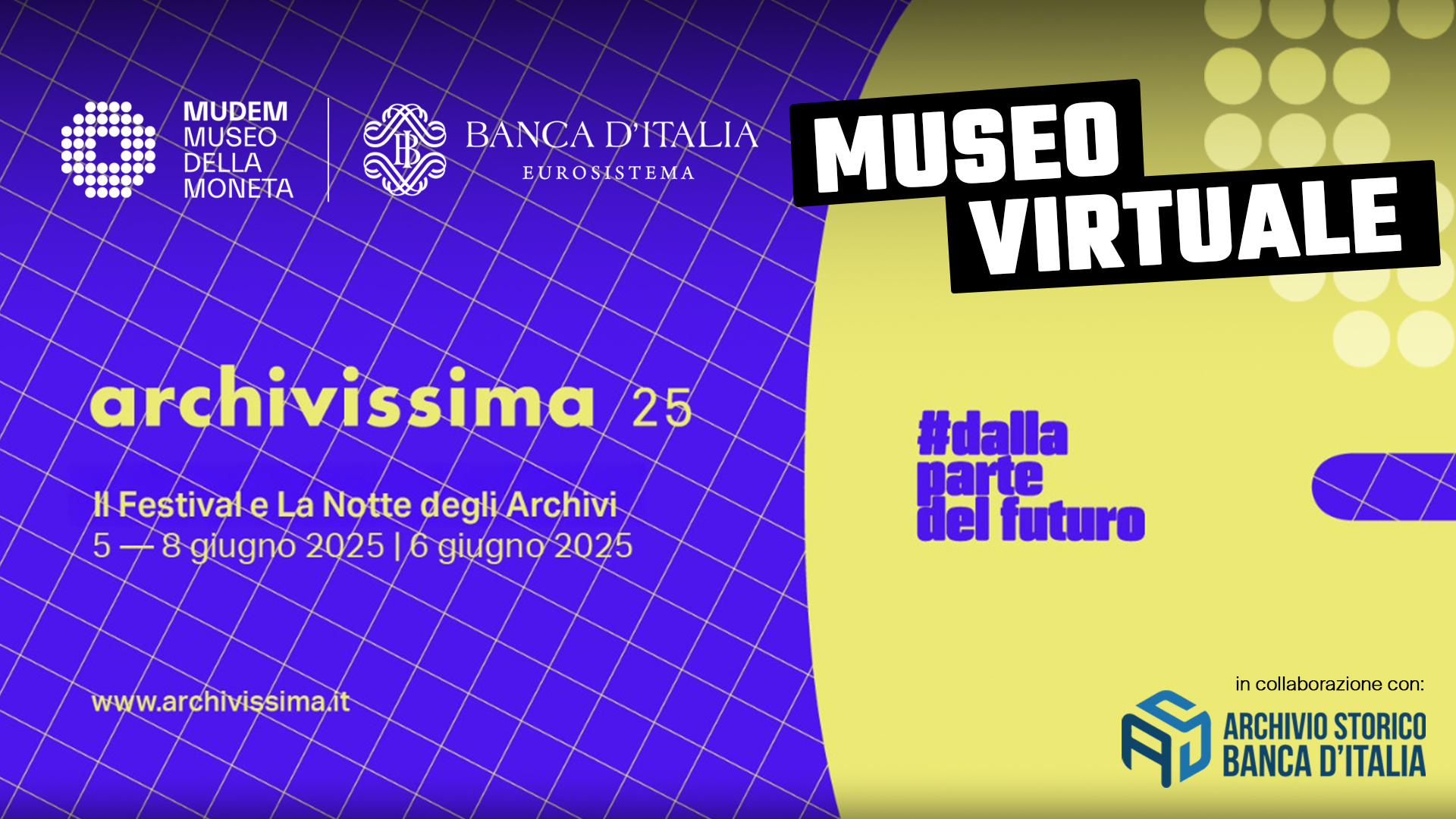 L'Archivio Storico della Banca d'Italia e MUDEM tra i protagonisti di Archivissima 25